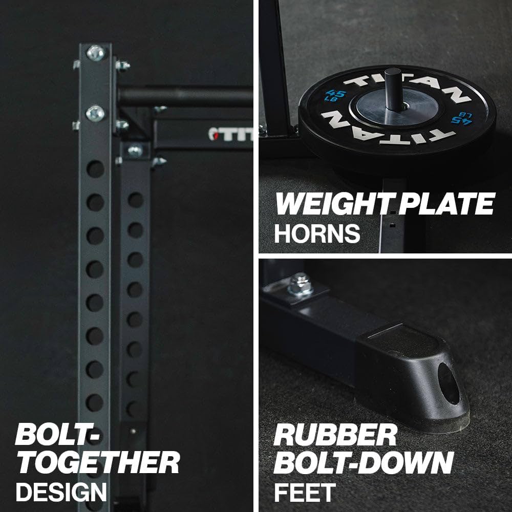 Amazon.co.jp: Titan Fitness T-2シリーズ ショートパワーラック