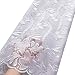 WorthSJLH African Lace Fabric 2019 Cord Nigerian Lace Fabric Wedding French Tulle Net Lace Fabric for Dresses J842 (White)
