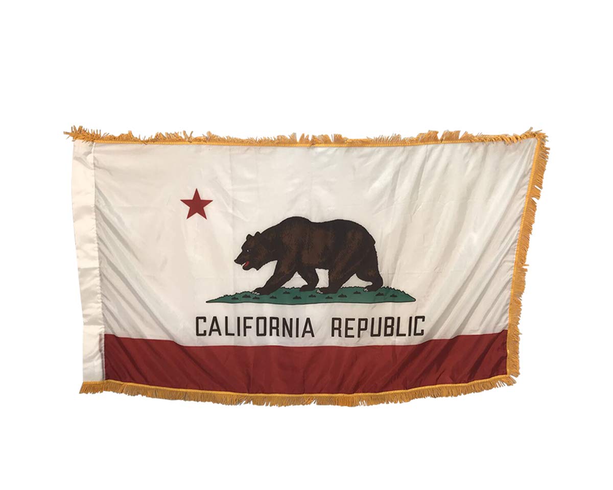 California Republic Felt Pennant | The Golden State Banner Poster
