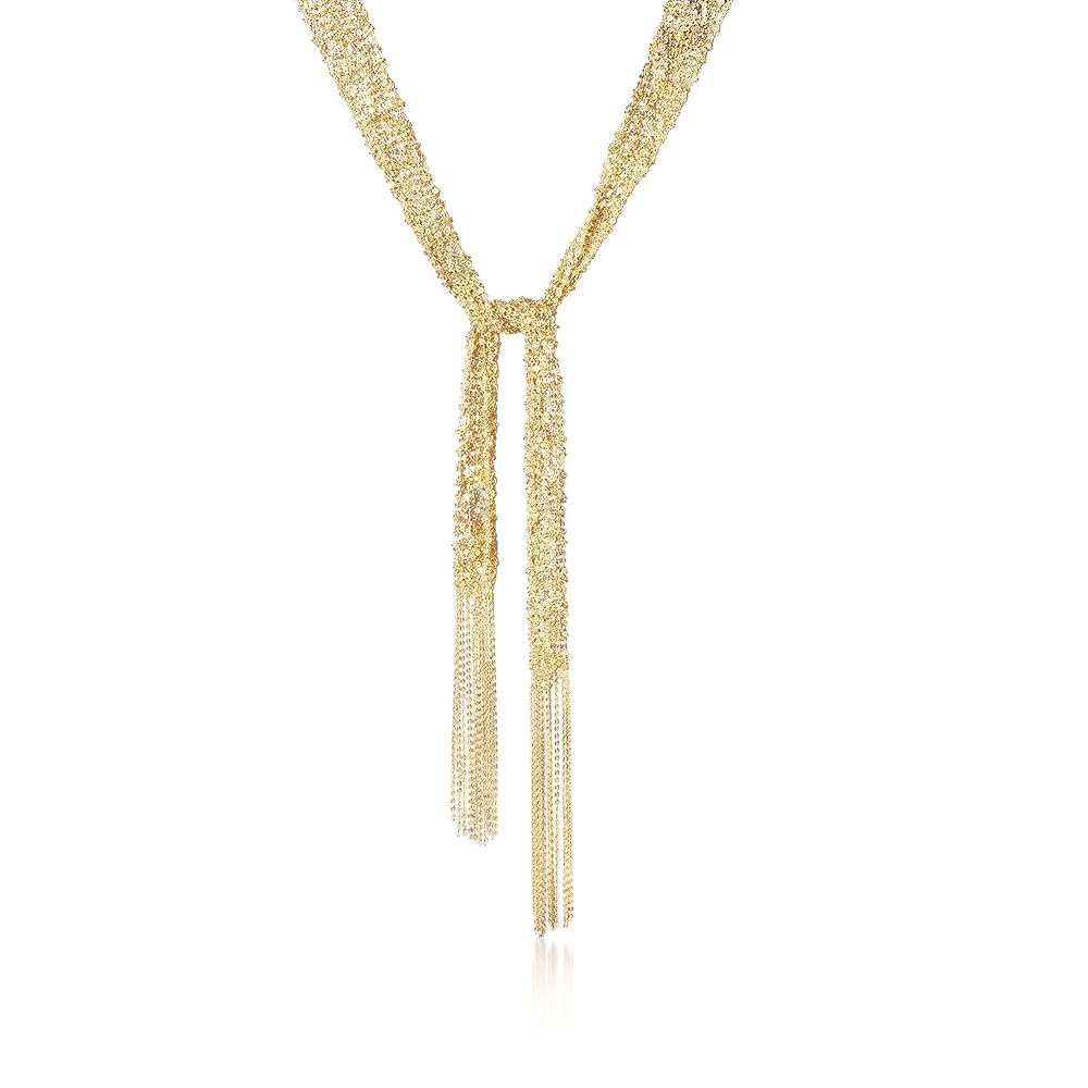 ネックレス・ペンダント Inspired Gold Silver Mesh Necklace DIN00015gp_600x600_crop_center