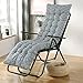 Ogrodowe Patio Szezlong Poduszka Grube wyściełane krzesło Materac Poduszka do leżaka z oparciem, Wysokie oparcia siedziska Wewnątrz Na zewnątrz