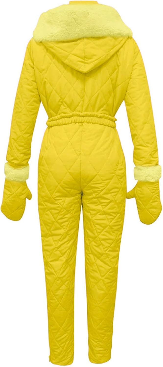 Ski Suit Women Men One Piece Snowsuit Windproof Waterproof Jumpsuit Outdoor Sports Warm Snow Suits Outfits Clothes