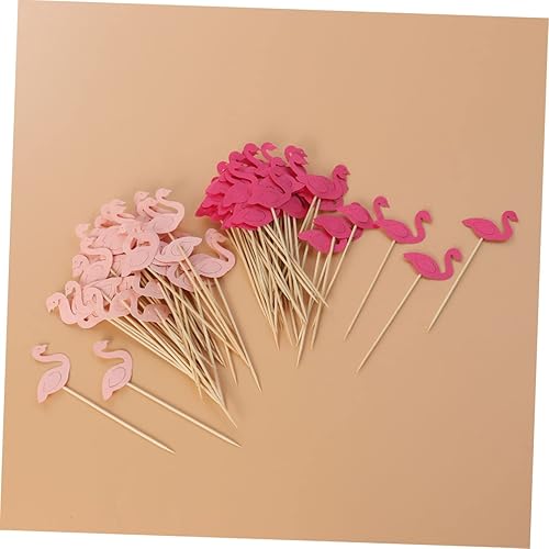 Miniatura 4 de TIDTALEO 100 piezas de cupcakes decorativos para bebidas, palillos de postre de boda, selecciones de comida de cumpleaños, selecciones de cupcakes