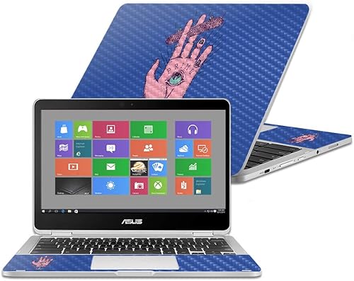 Miniatura 25 de MightySkins - Skin de fibra de carbono para cámara Blink XT para exteriores, chips dorados, acabado de fibra de carbono texturizado, protector