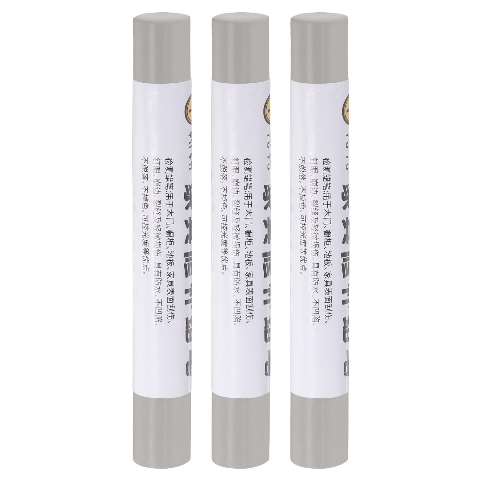 uxcell Furniture Repair Crayons, 3Pcs - Wood Wax Filler Stick, Furniture Markers Touch Up - for Scratches Holes Tables Desks Wooden Floors Cover Ups,