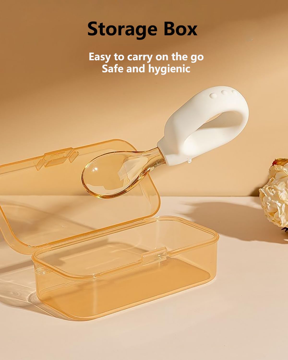 Kisangel Kinderbesteck Set - Esslernbesteck Mit Silikongriffen & Aufbewahrungsbox