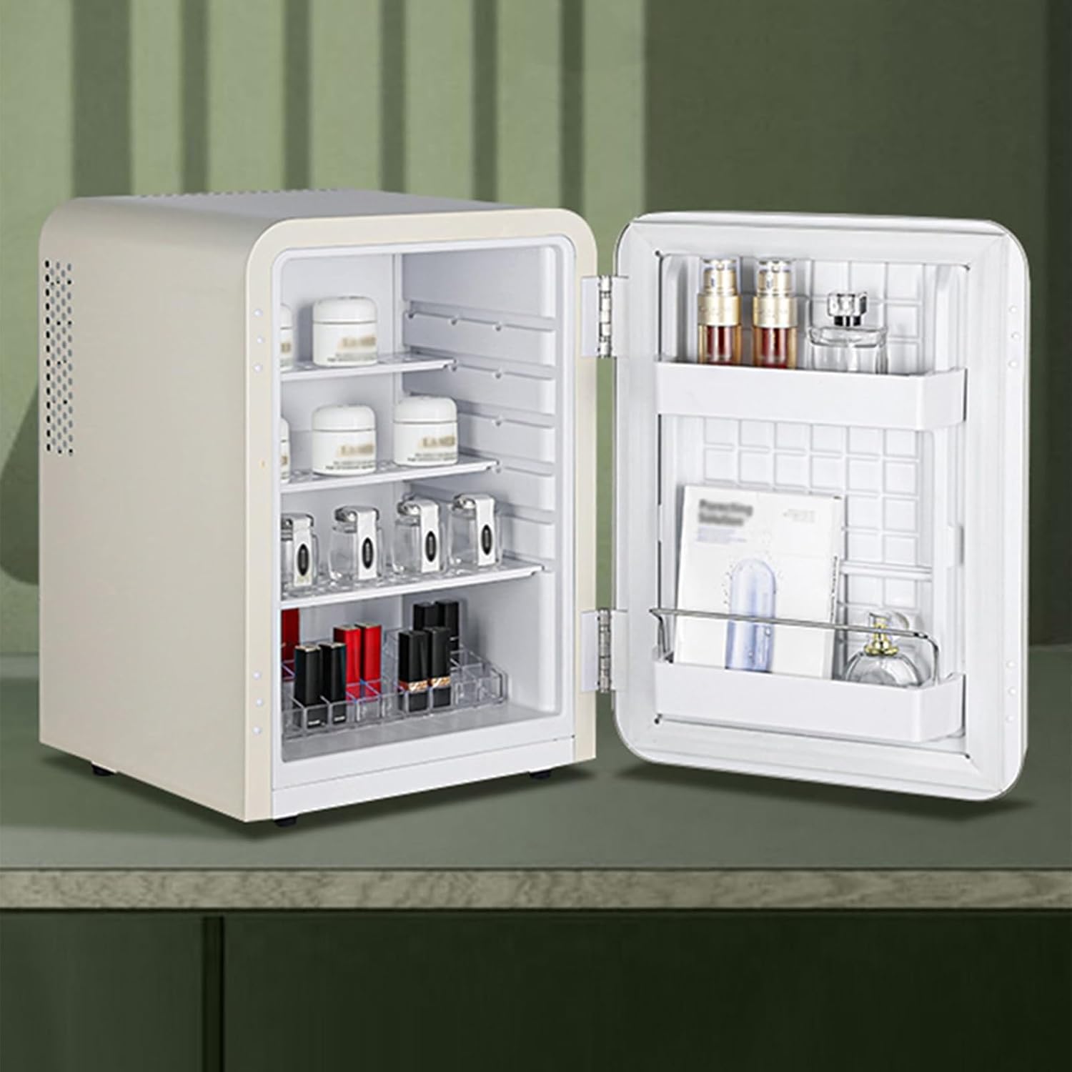 Yajuer Mini Refrigerator, Portable Fridge With Removable Shelves, Single Door Small Fridge For Bedroom, Room, Dorm, Living, Kitchen, Office 4 61CUgmK8yKL. AC SL1500