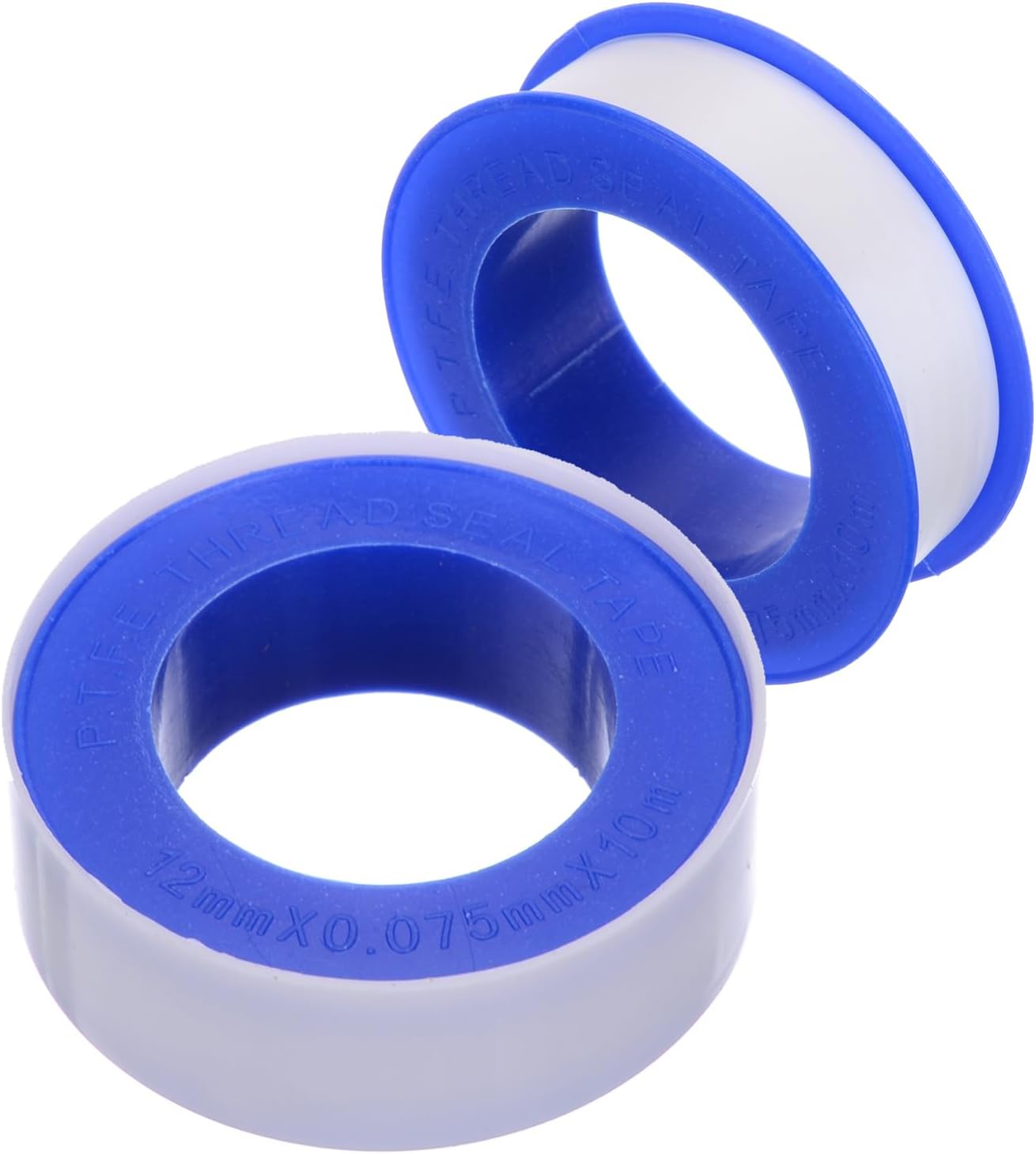2 Rolls 1/2 Inch(W) X 520 Inches(L) Teflon Plumbers Tape 5.5 Mil Pipe Sealing & Plumbing Thread Tape,PTFE Water Sealant Seal for Shower Head,White