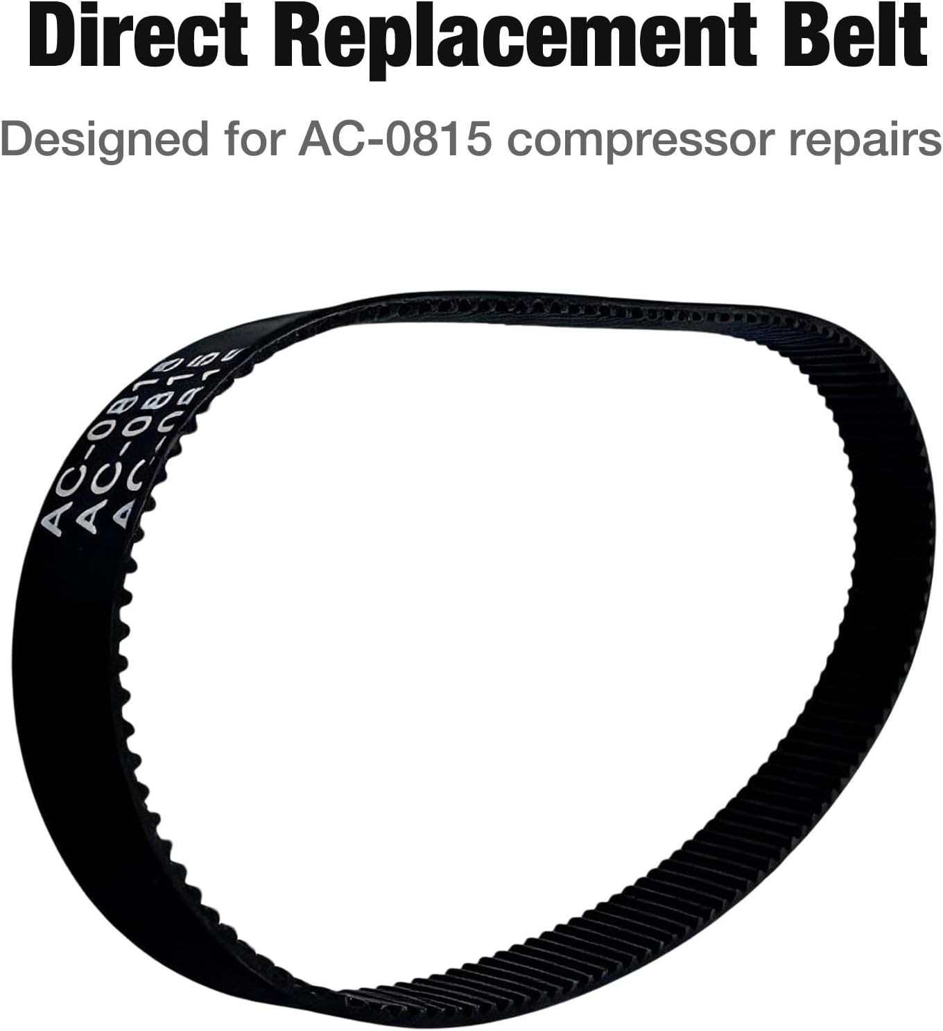 AC-0815 Timing Belt Air Compressor Drive Belt Replacement CAC-1311 CAC-1342, Compatible with CF2600 D55141 CP503, Durable Rubber Transmission Belt 1 Pack