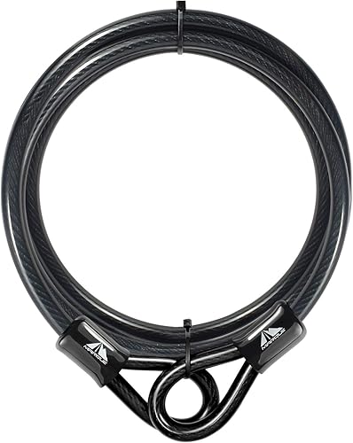 MARQUE Cable de acero de seguridad para bicicleta, 38 pulgadas (0.394 in) de grosor (4 pies, 7 pies, 15 pies o 30 pies) de acero trenzado recubierto disponible en Yaxa Colombia