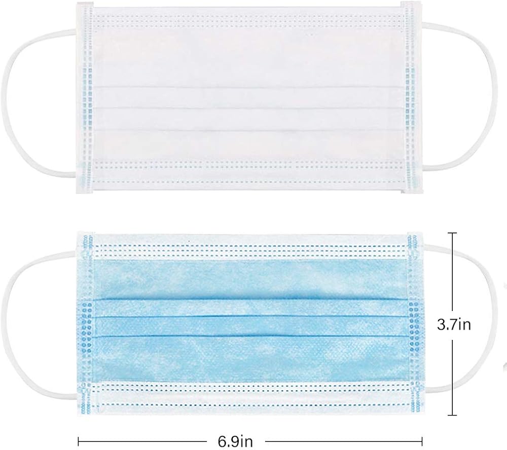 Frее Shірріng Ovеr $50 KALAOK 30 Pieces Disposable Face Masks, 3Ply Facial Cover Masks Breathable Non-Woven Disposable Mouth Cover with Ear Loops for Adult Suitable for Home, School, Office and Outdoors - Blue