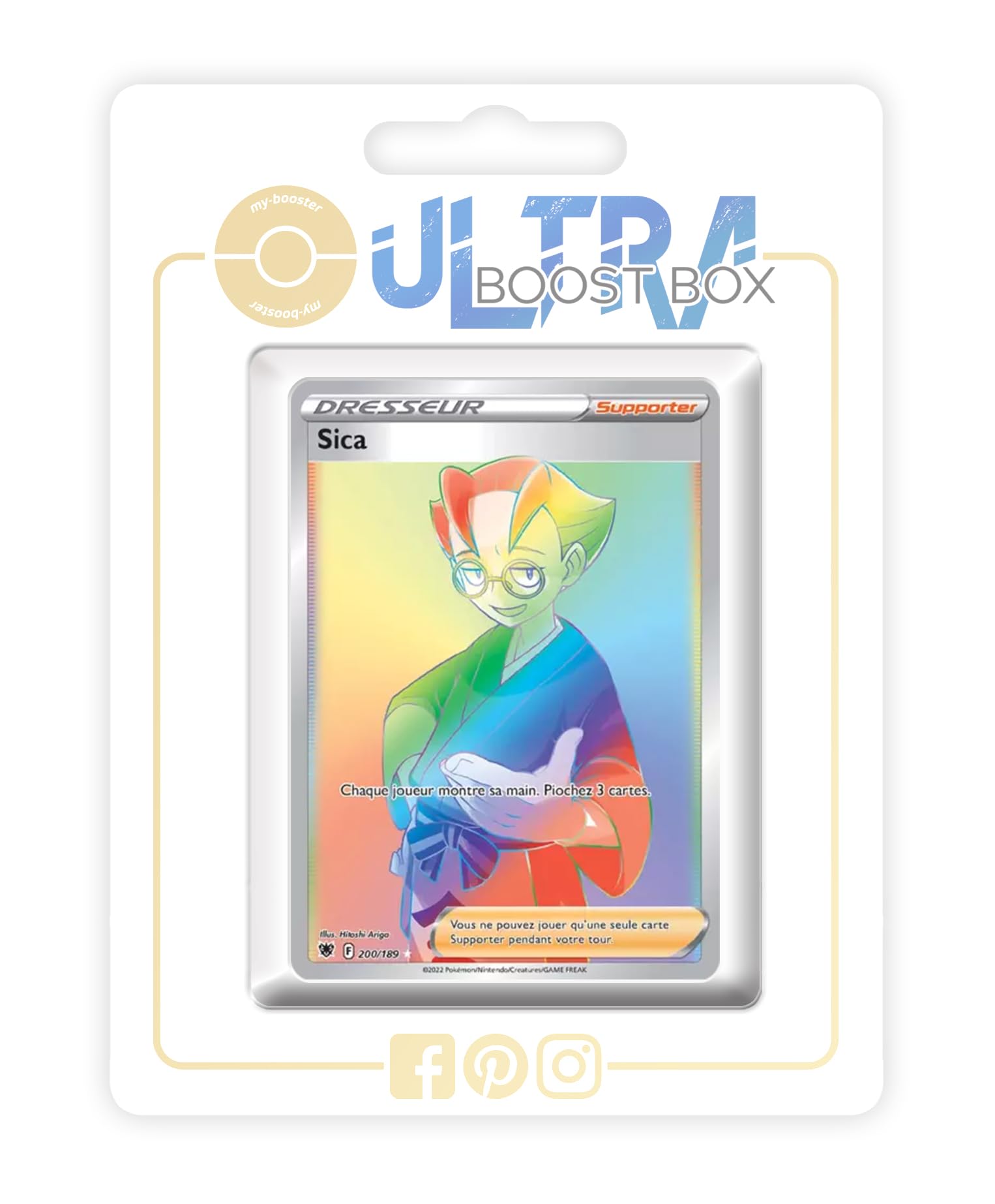 my-booster- Pokémon Company SWSH10-FR24-UB-200, Multicolore