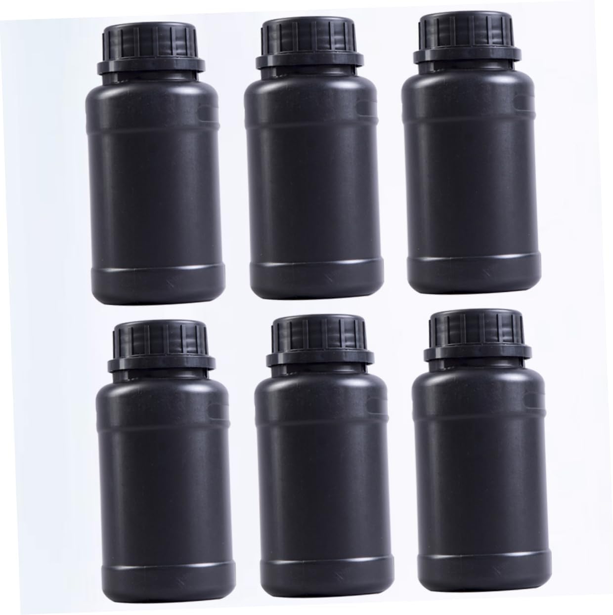 Cabilock 6pcs Engineering Bottles Hdpe Reusable Storage Container Leakproof Sealing for Fertilizer Liquid