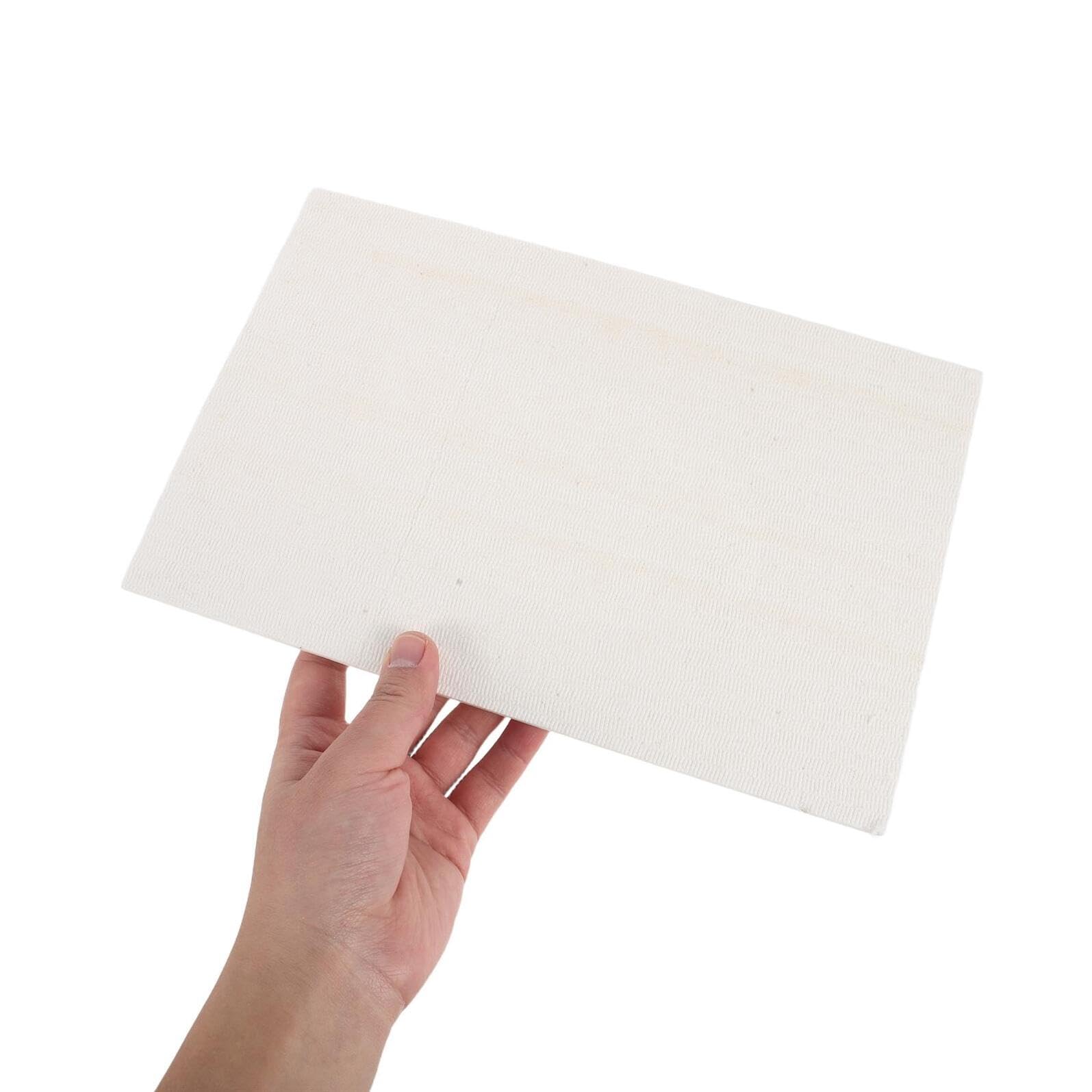 SHERCHPRY Panneau Isolant Thermique en Fibre Céramique Blanc, Résistant à L'usure la Corrosion, pour Poêles à Bois et Applications de Cuisson Domestique