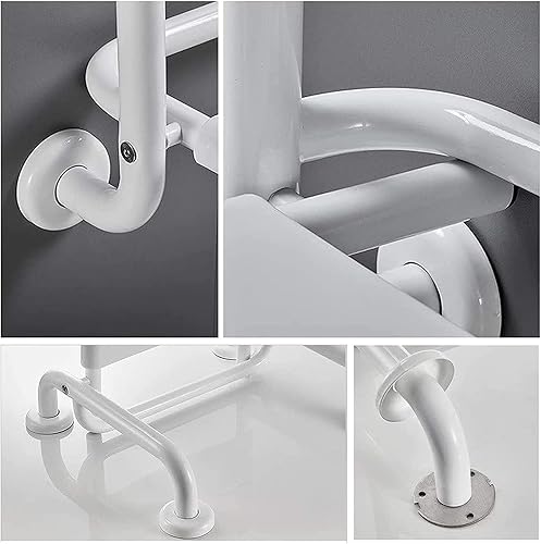 Miniatura 7 de Silla de ducha para ducha interior, asiento de ducha plegable para ancianos, silla de ducha montada en la pared con pierna ajustable, capacidad de