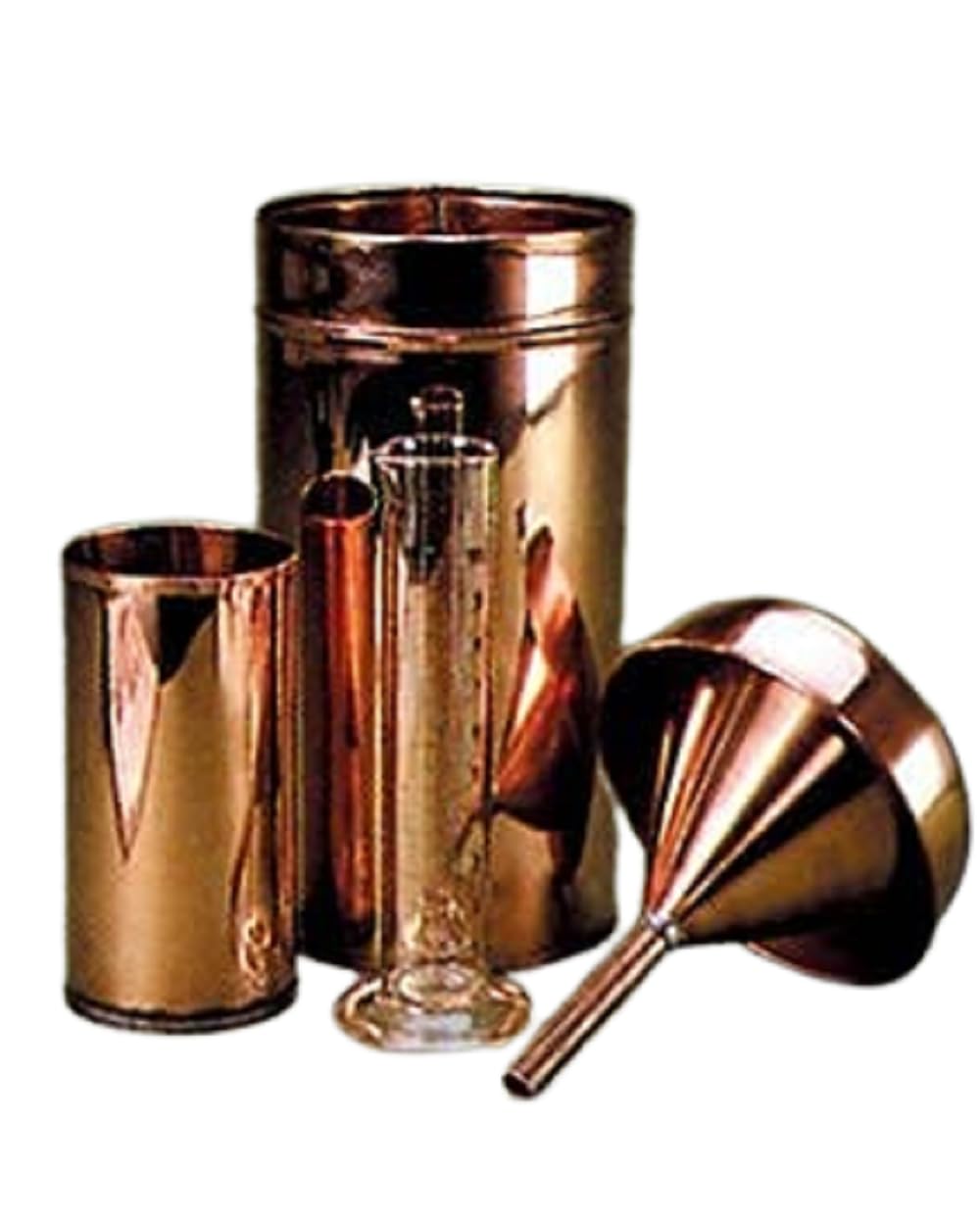 AjantaExports Rain gauge Copper rain gauge Weather instrument Precipitation  measurement Rainfall measurement Copper rain