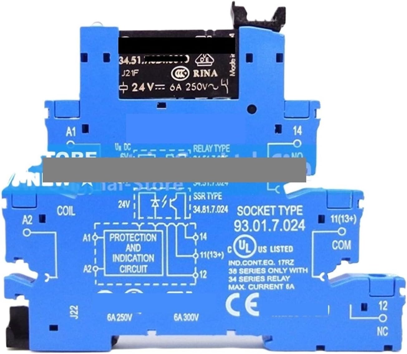 1SET 38.51.7.024.0050 24V 24VDC 1CO 6A Relay