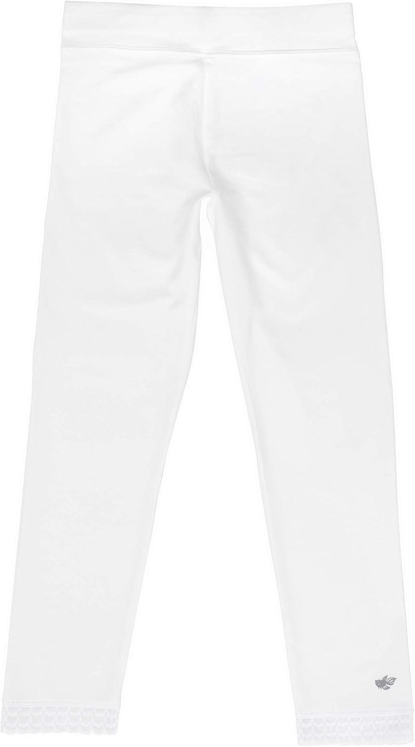 Lucky & Me | Jada Girls Leggings | Tagless | Full Length, Lace Trim, Wide Waistband | 3-Pack - Image 6