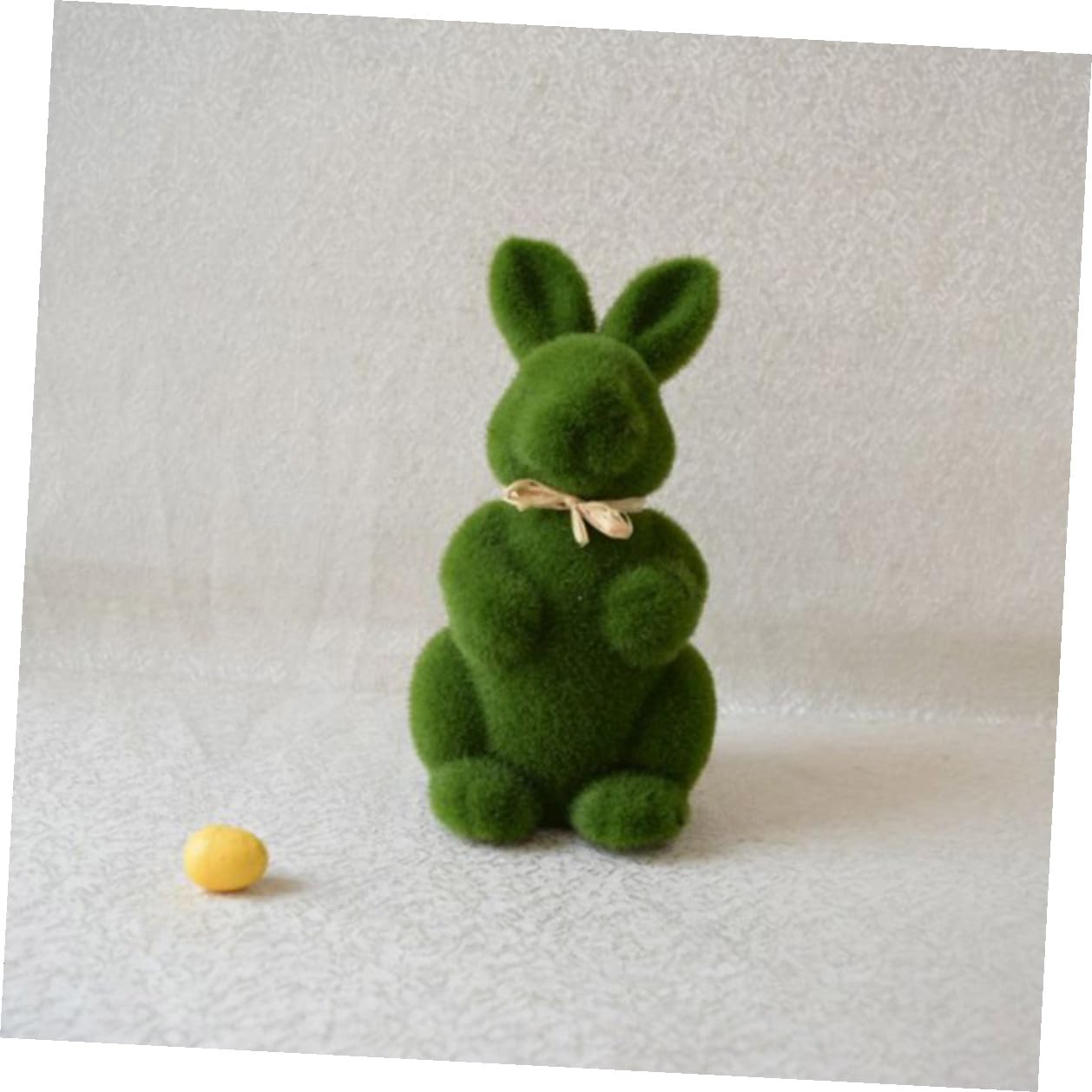 TOYANDONA 8 Stück Grüne Mooshasen Figuren aus Schaumstoff Niedliche Osterdekoration für Tisch und Regal Charmante Hasenform für Osterdeko Innen und Partyschmuck