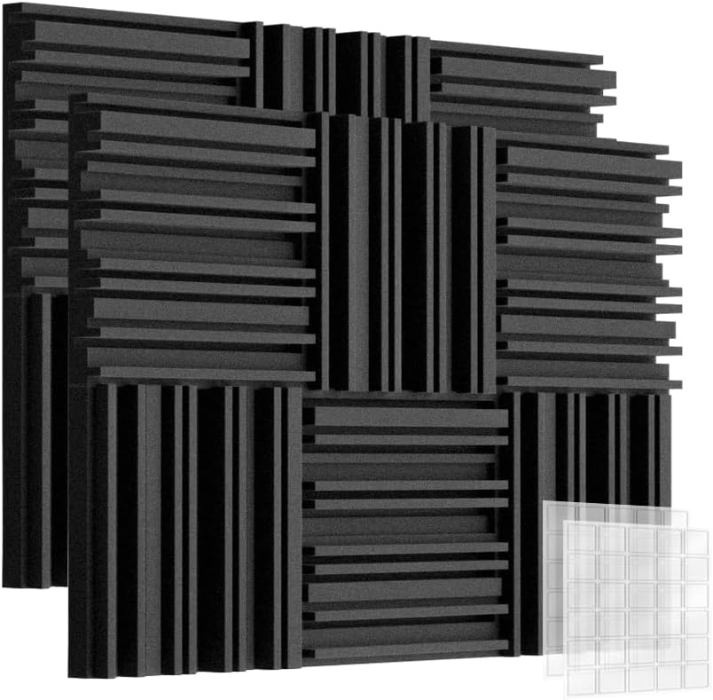 Amazon.com: TroyStudio Thick Acoustic Foam Panels, 12 X 12 X 3 Inch 12 ...