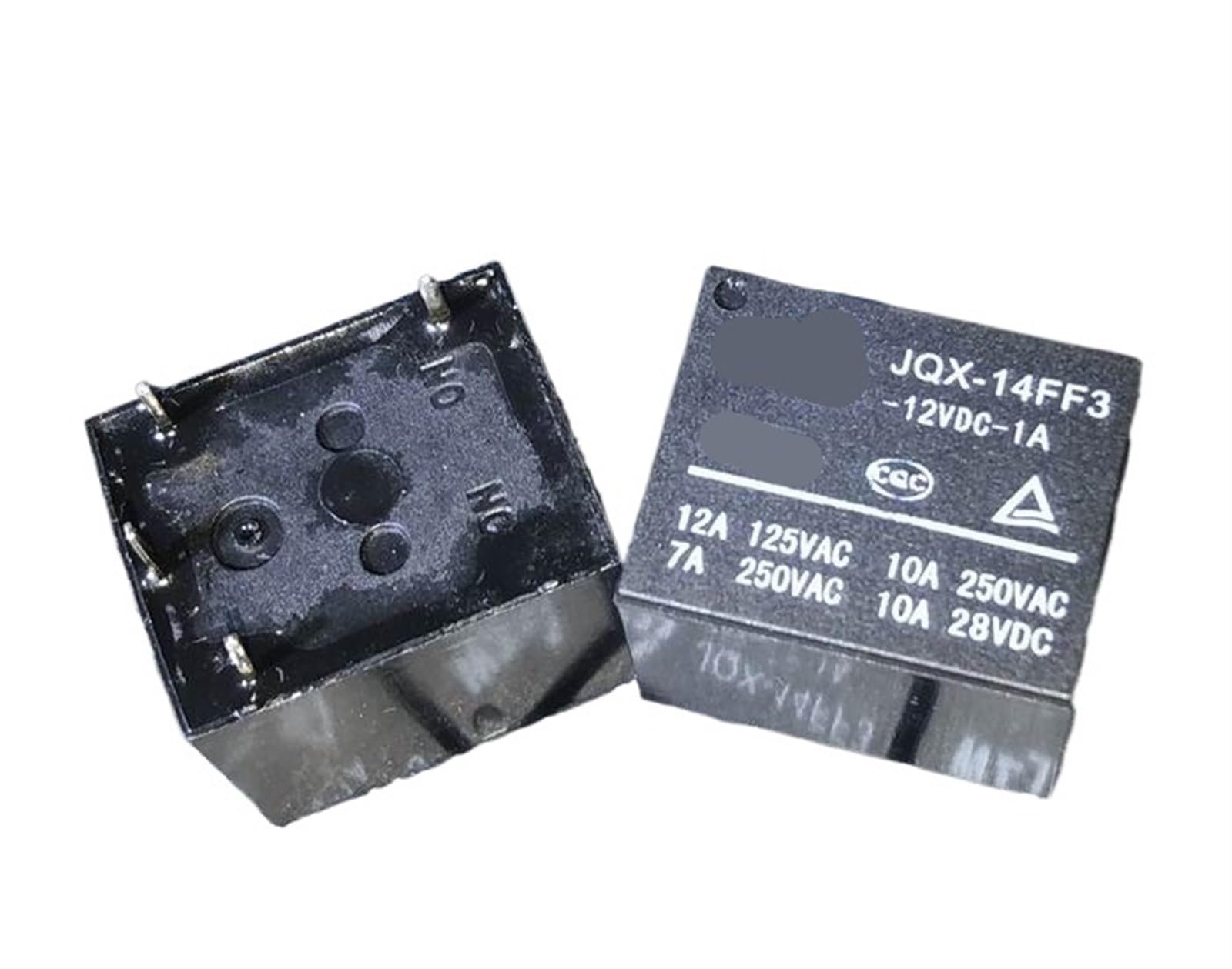 Relé T73-1A-12V-10A JQX-14FF3 con conmutación estable de 10A para placas PCB 2