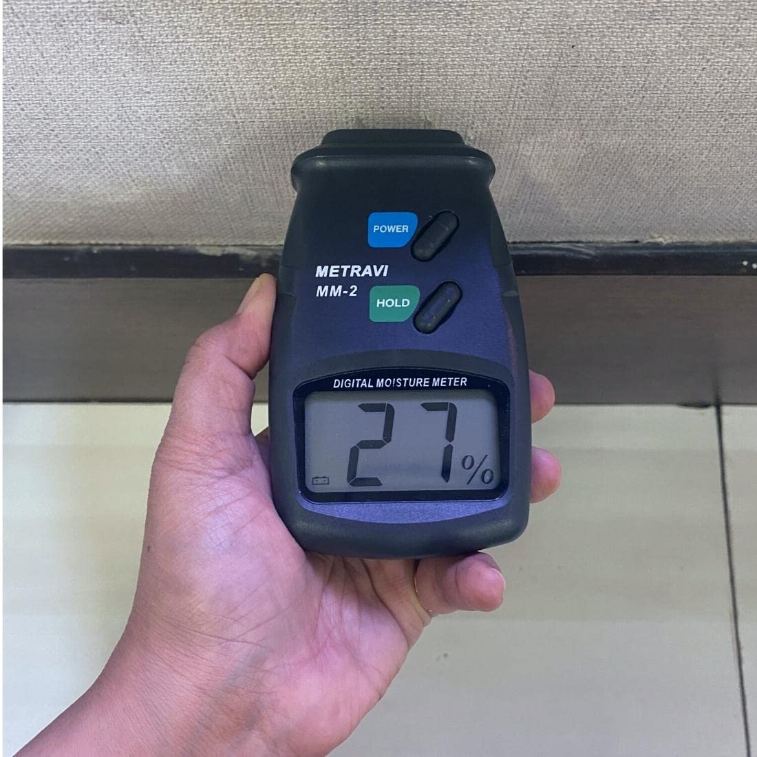 Metravi MM-2 Digital Moisture Meter for wood, bamboo, cotton, tobacco, paper, etc. 3