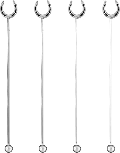 Vista 29 de UP ware Crab Swizzle Sticks, mango decorativo de aleación de zinc con agitador de acero inoxidable 18/8, agitadores de bebidas de cóctel