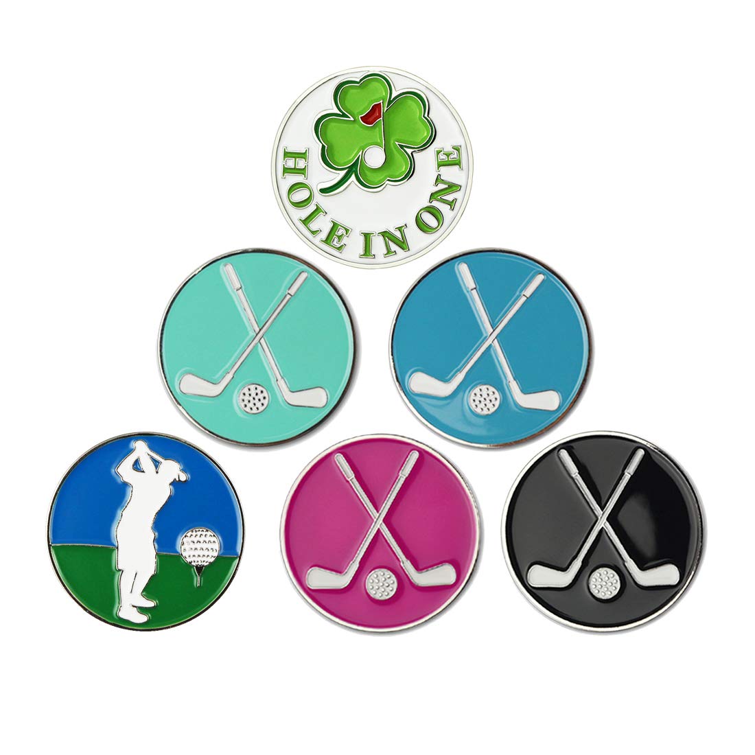 GOLTERS Golf Ball Markers fit All Golf Hat Best Golf Gifts