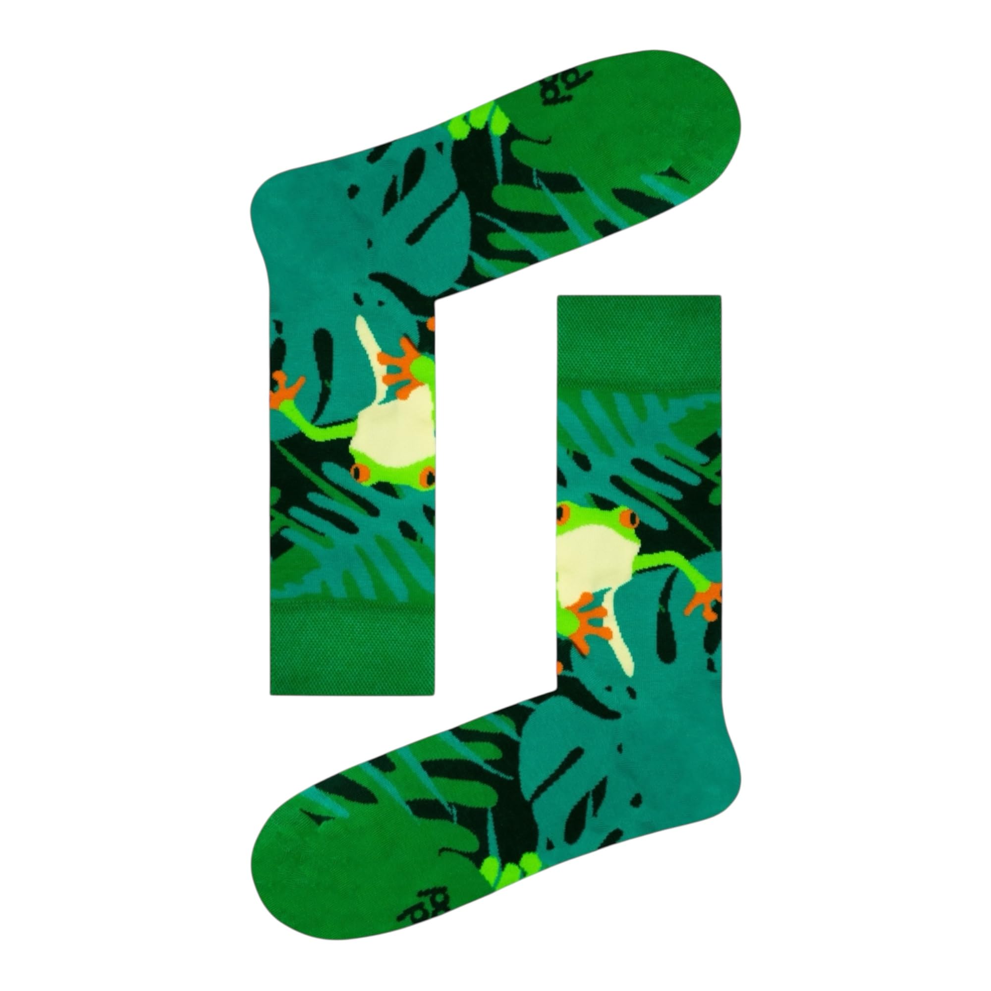 Socks Stars Unisex Green Frog Funny Socks Novelty Cartoon Funky Premium Cotton Christmas Gifts