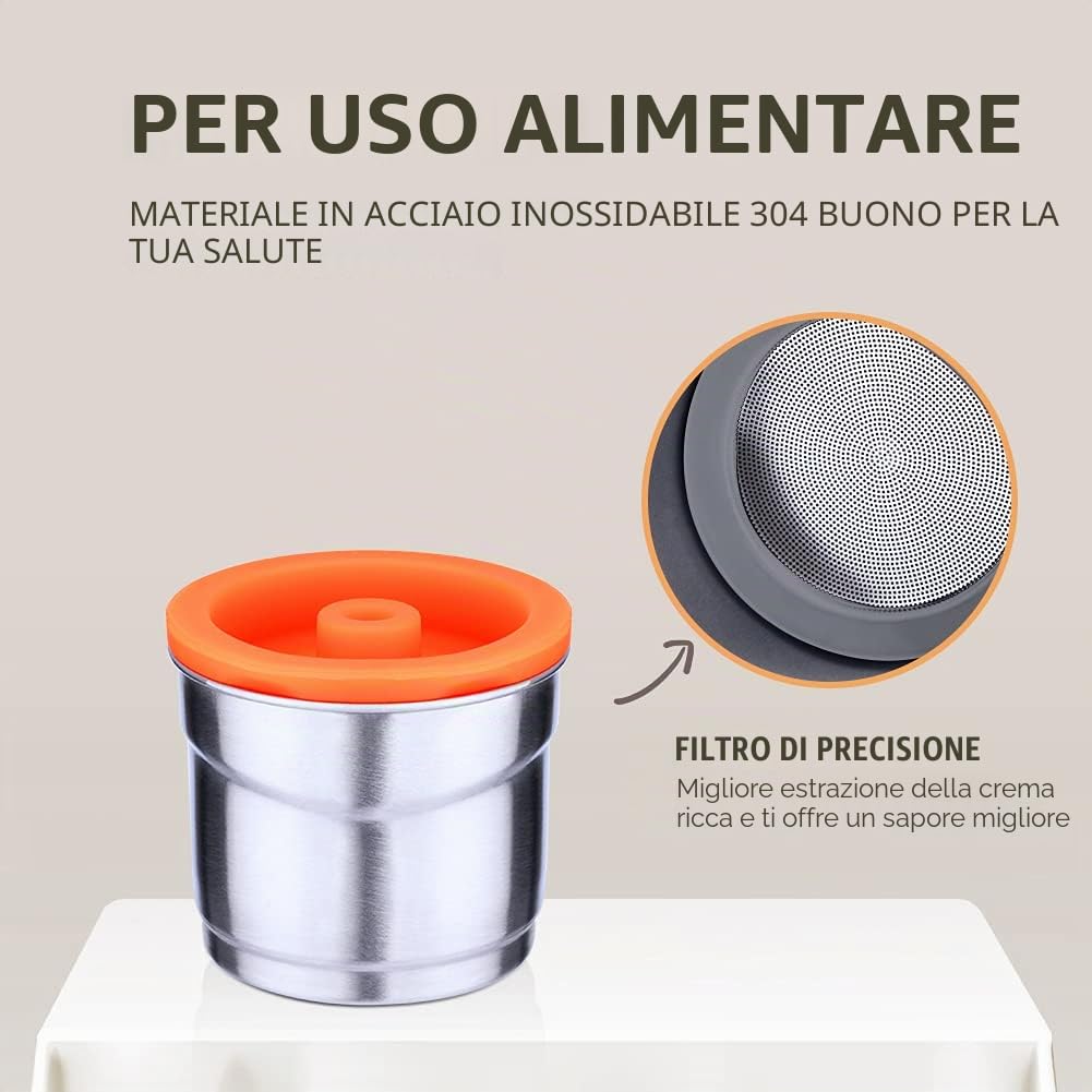Filtro per cialde di caffè e filtro per cialde di caffè per macchina da espresso Illy Iper