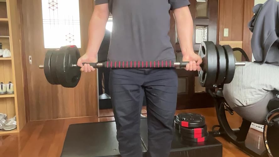 Amazon | ボディスカルプチャー 2in1 40kgバーベルセット