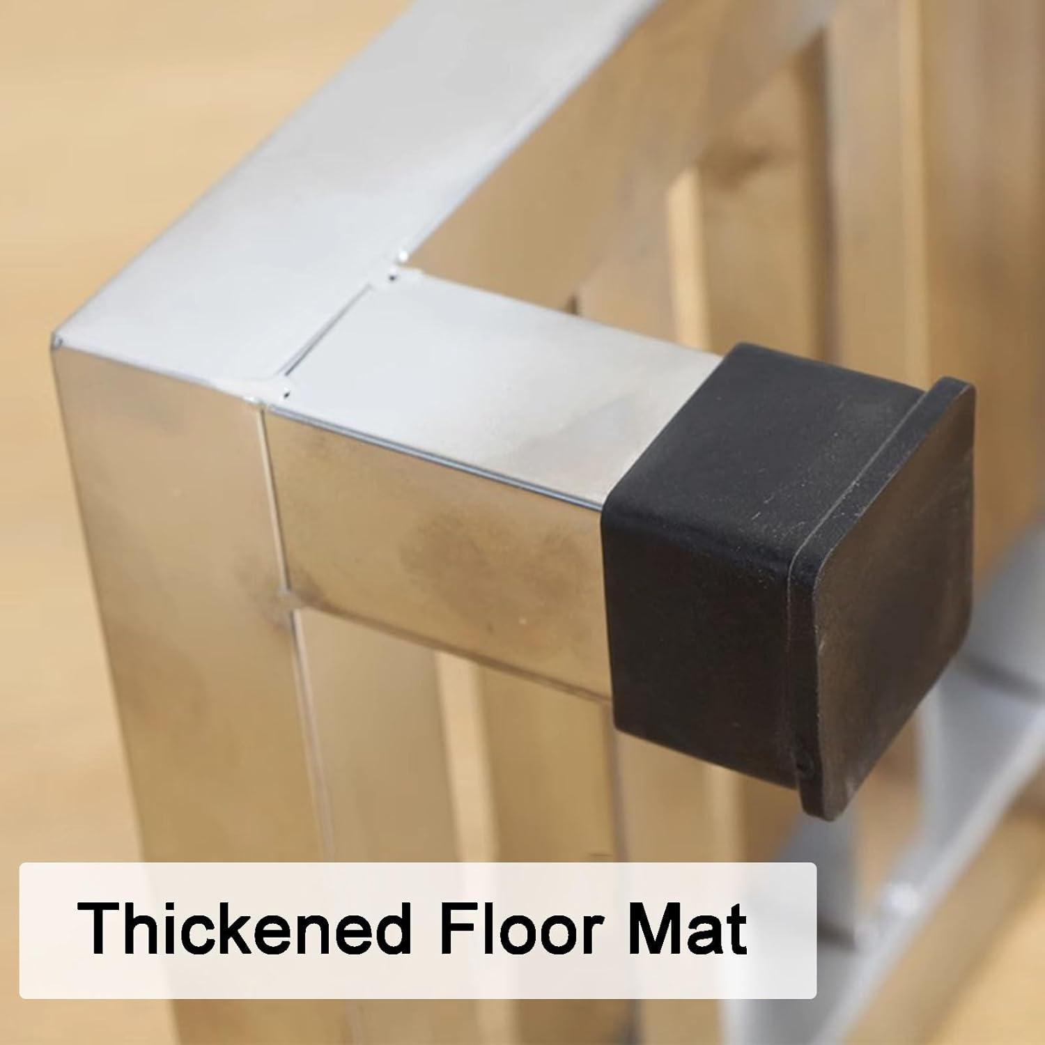 WIGING Single-Layer Storage Rack, Outdoor AC Unit Bracket, Stainless Steel Raised Bracket, Moisture-Proof Floor Pallets for Warehouses Garage Kitchens Shops(40x35x10cm)