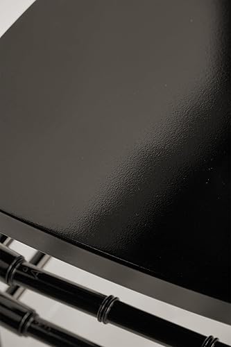 Miniatura 8 de FOH FOHFurniture - Juego de 4 sillas Chiavari de acrílico, moderna silla de comedor fantasma, asiento transparente, sillas laterales de plástico