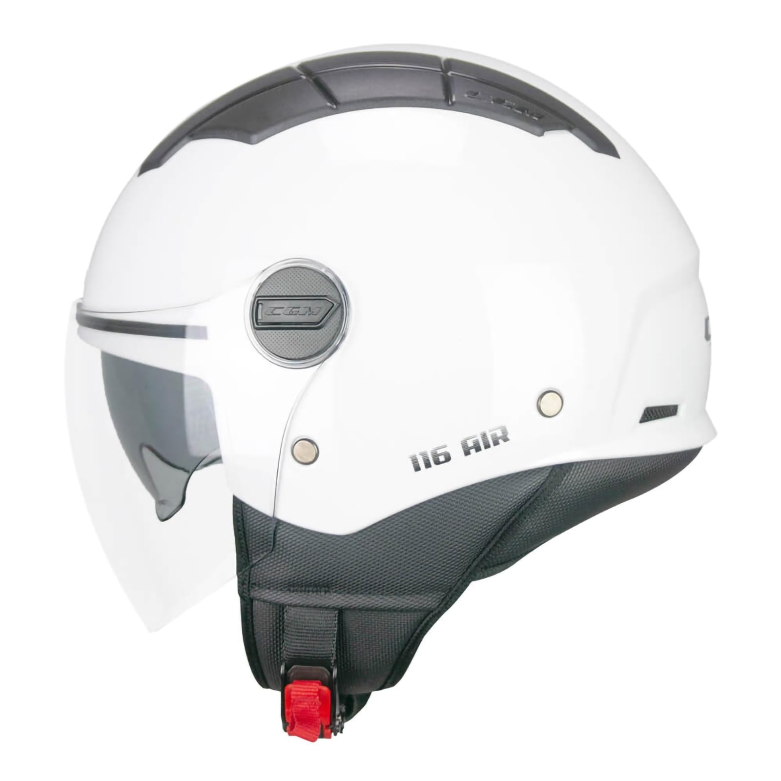 CGM Casque Open Face, 116A AIR Mono Blanc, XXL (63-64cm)