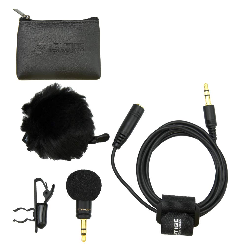 EDUTIGE 外付けマイク （ETM-009 PLUS ）高感度マイクロフォン Amazon | Edutige 外付けマイク GoPro カメラ 音声 収録 撮影