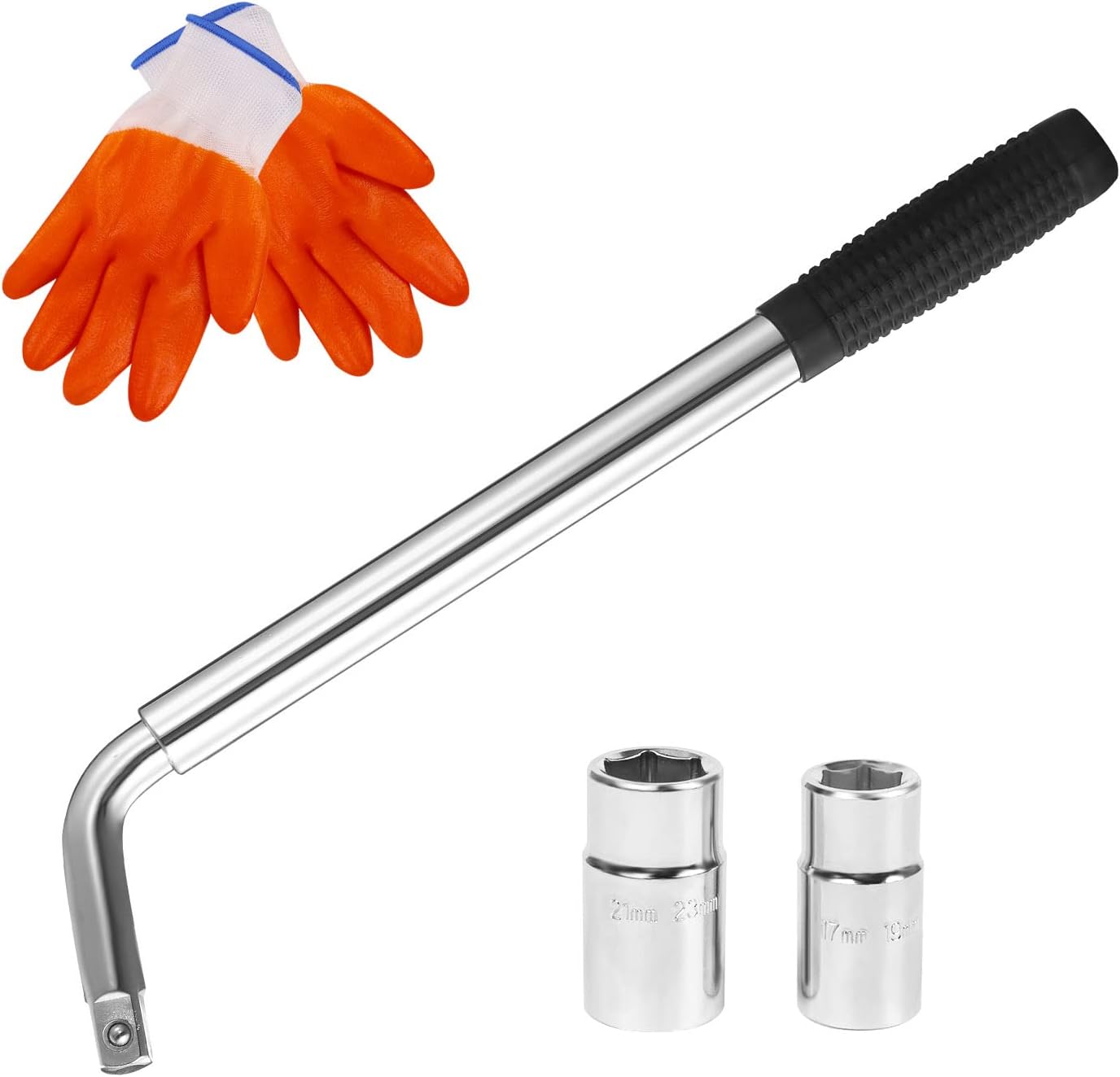 Youyijia Wheel Brace Wrench 17 19 21 23mm Telescopic Wheel Wrench with