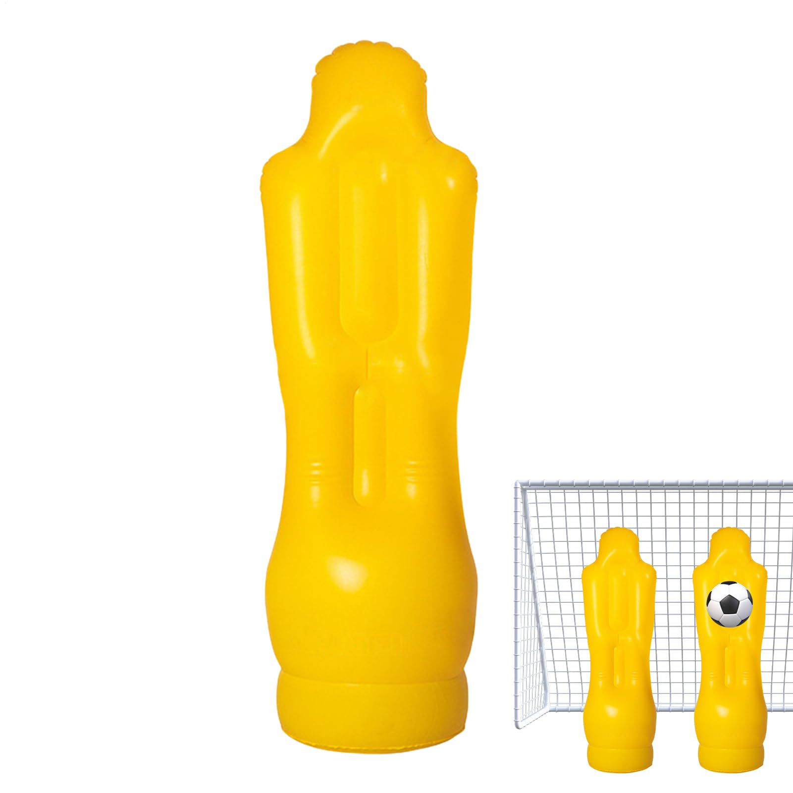 Mannequin D'entraînement De footballPortable – Gonflable, Équipement Multifonctionnel, Conception Robuste Et Facile À Gonfler | Aide L'entraînement pour, Adultes, Entraînement en Équipe, Jeu