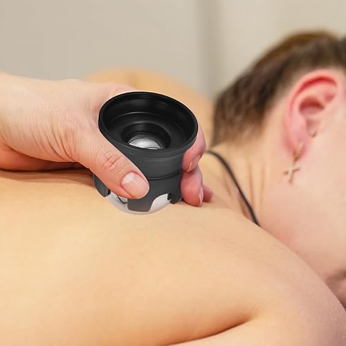 Miniatura 4 de Bola de masaje de acero inoxidable para relajación muscular y masajeador de mano desmontable para cuello, hombros, espalda, brazos, piernas y pies,