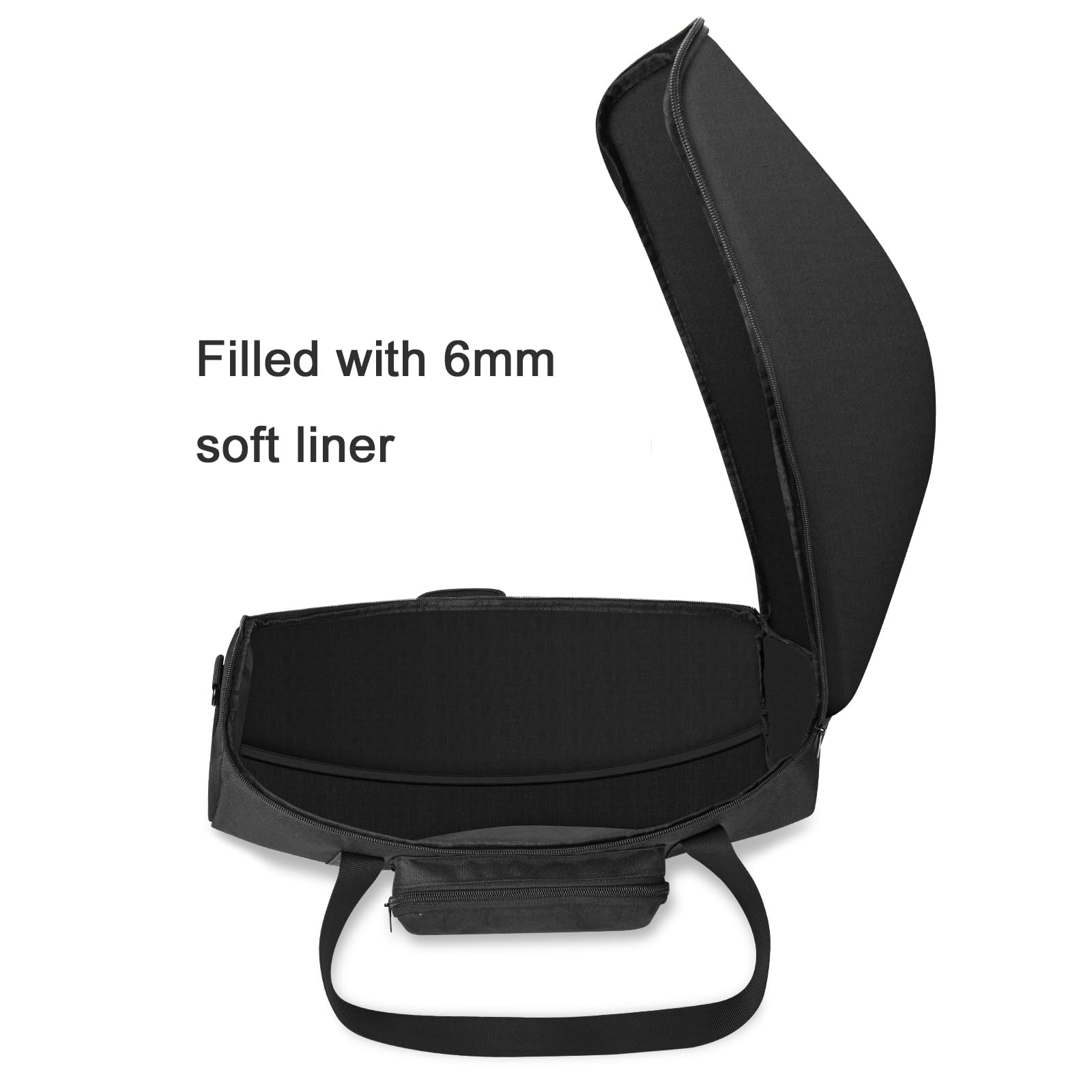 Generic Étui de transport de voyage compatible avec JBL Boombox 3/Boombox 3 WiFi/Boombox 2, câble de chargeur, housse de protection contre la poussière, sac à bandoulière, Noir , 210*290*520mm