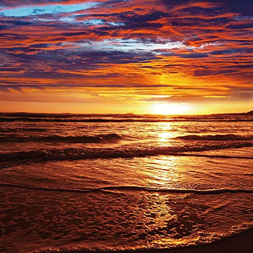 Couverture coucher de soleil rouge contre le froid pour des nuits douces - 4