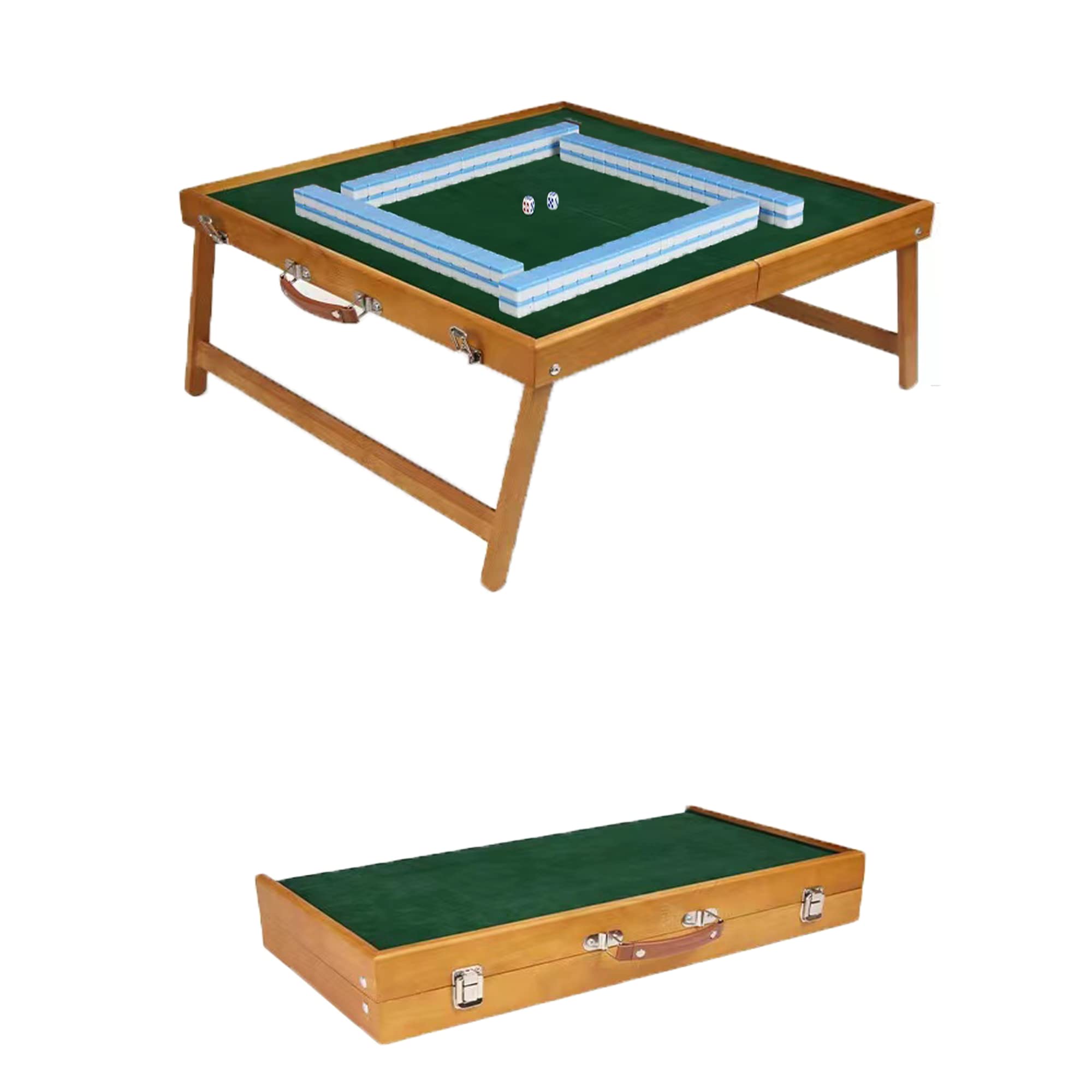 ⭐️新品⭐️【折りたたみ麻雀卓】コンパクト収納 軽量耐久モデル 90×90cm 麻雀セット 麻雀卓 折りたたみ コンパクト 持ち運び 脚付き