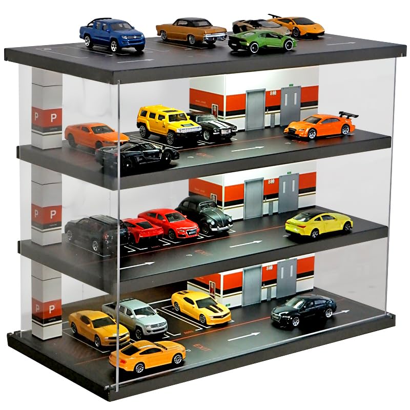 Amazon.com: 1/64 Four Story Parking Lot Garage Model,Display Case