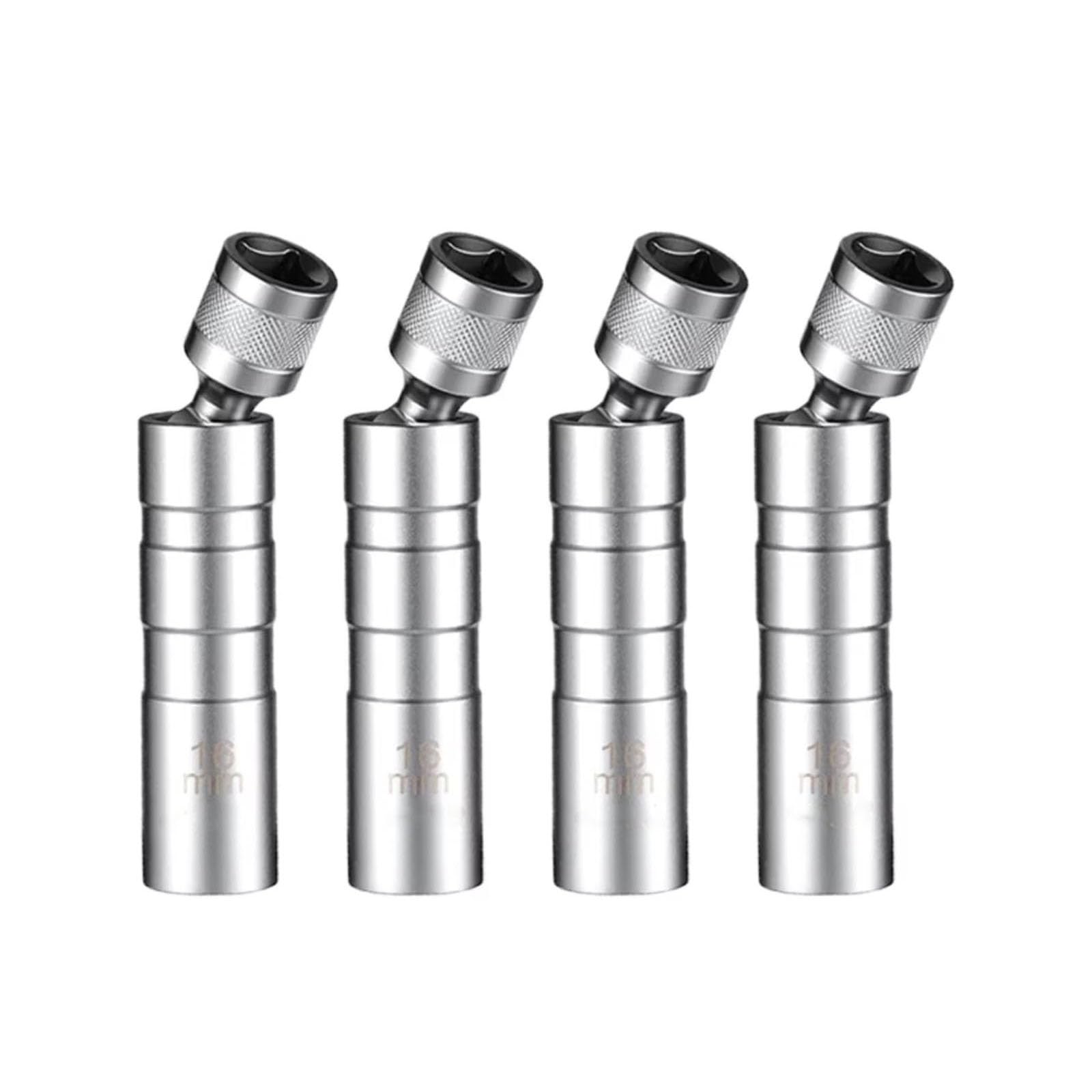 Llave De Enchufe Bujía Magnética Automática Herramienta Extracción De Enchufe De Encendido Delgada Giratoria Fina para Pared 16mm Bujía Giratoria Flexible