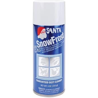 Chase 499-0521 Snow Frost Aerosol Spray, 9-Ounce