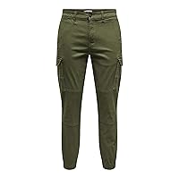 ONLY & SONS Pantaloni Cargo da Uomo ONSCARTER ringiovaniti Pantaloni Cargo