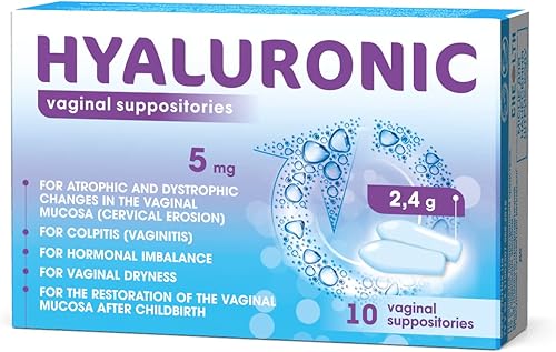 Vaginal Moisturizer for Women with Hyaluronic Acid - Hormone-Free - Intimate Moisturizer for Vaginal Dryness During Menopause - Ideal for Skin