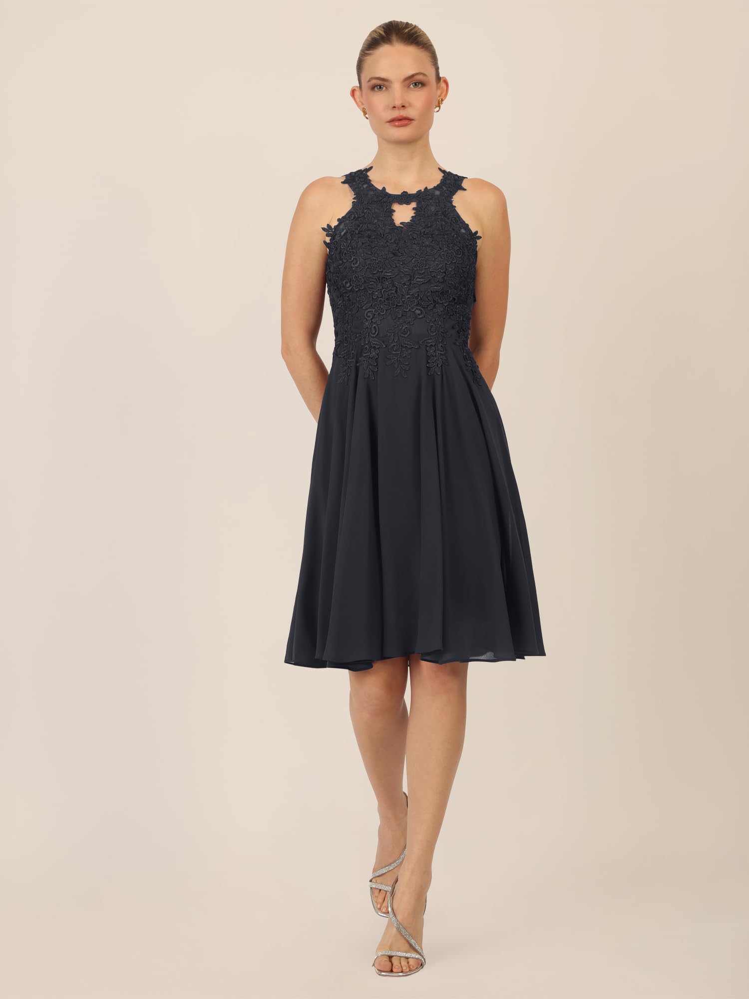 APART Cocktailkleid mit Cut-Out-Rücken,