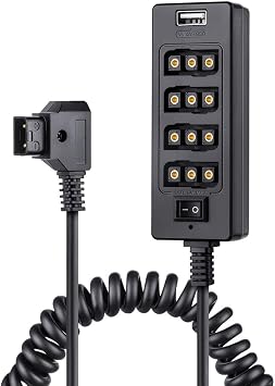 Dtap Splitter D-tap Ptap to 4Female Dtap Hub with USB A Port Dtap Hub