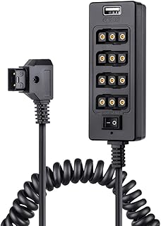 Dtap Splitter D-tap Ptap to 4Female Dtap Hub with USB A Port Dtap Hub