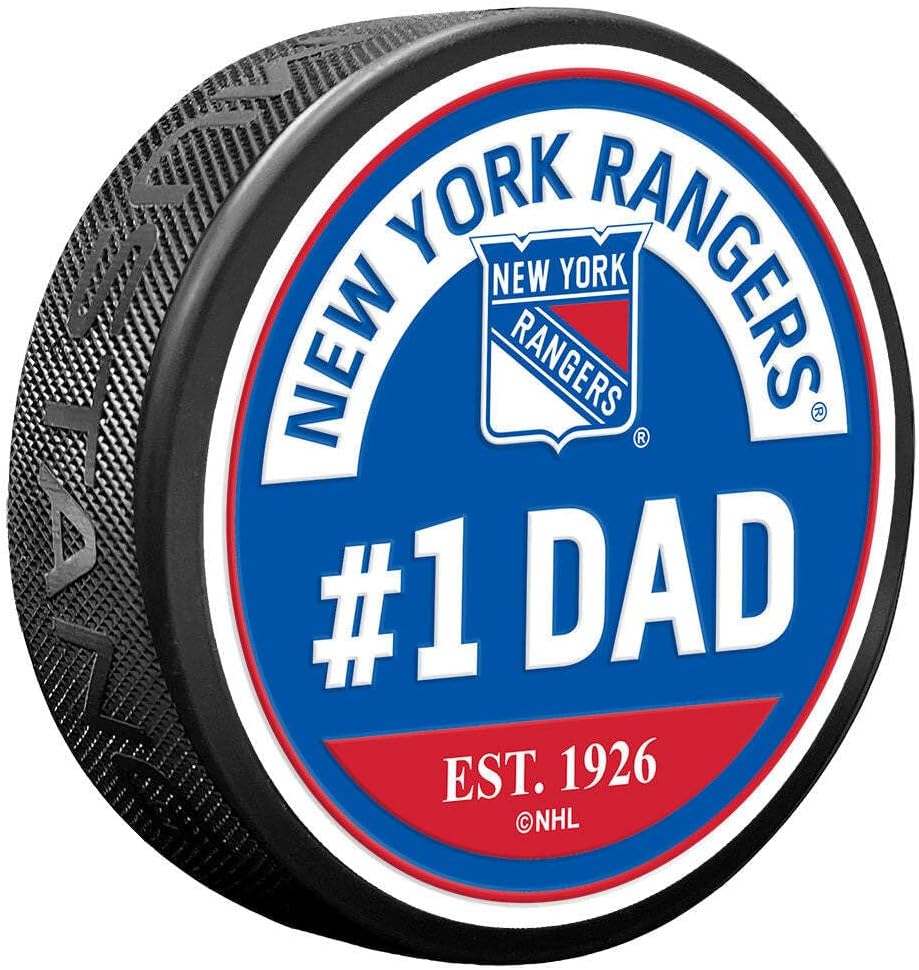 Sports Decor #1 Dad Textured Puck